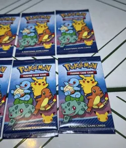 2021 Pokemon Celebration 25TH Anniversary 10x McDonald’s Booster Pack SEALED - Image 3
