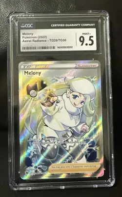 POKEMON 2022 Astral Radiance Trainer Full Art MELONY #TG26 CGC 9.5 Mint+ - Image 1