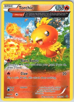 Torchic 26/160 Uncommon Primal Clash Pokemon Reverse Holo NM - Image 1