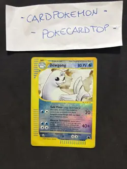 Pokemon Card Dewgong 7/144-Skyridge-Ita-Holo Reverse-exc! - Image 1