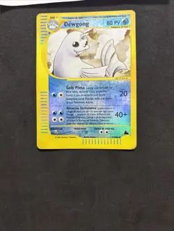 Pokemon Card Dewgong 7/144-Skyridge-Ita-Holo Reverse-exc! - Image 3