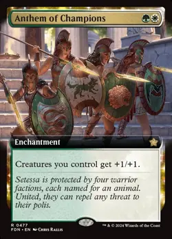 MTG - Anthem of Champions (Extended) - Foundations - X1 - (NM) - - Image 1