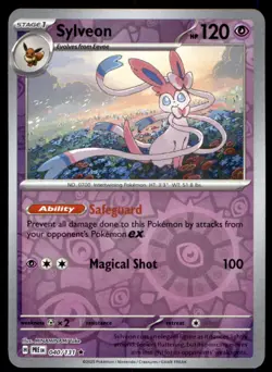 Sylveon 040/131 Holo Rare Prismatic Evolutions Pokemon Reverse Holo Near Mint - Image 1