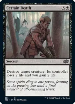 Certain Death - Light Play MTG Jumpstart 2022 - Image 1