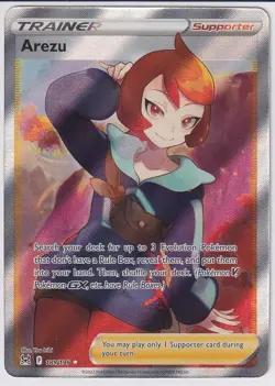 Arezu (Full Art) 189/196 Swsh11: Lost Origin Holo POKEMON NM - Image 2
