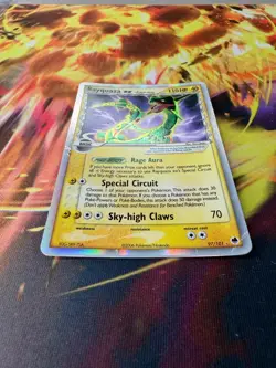 Rayquaza ex 97/101 LP-DMG Holo Rare EX Dragon Frontiers 2006 Pokemon TCG - Image 2