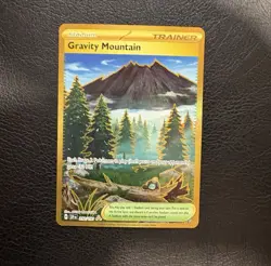 Gravity Mountain Surging Sparks 250/191 Hyper Rare Gold Full Art Pokemon TCG NM - Image 1