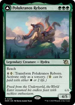 Polukranos Reborn -Foil Light Play MTG March of the Machine - Image 1