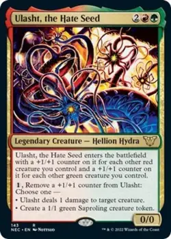 Ulasht, the Hate Seed - Near Mint MTG Commander: Kamigawa: Neon Dynasty - Image 1
