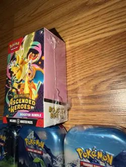 Pokemon TCG Ascended Heroes LOT OF 3 Mini Tin & Booster Bundle New Sealed - Image 2