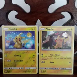 Pikachu Black Star Promo SM234 / Pikachu Pokemon Cards + Free Holo Pikachu Card - Image 1