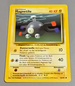 Magnetilo # 53/102 Common Basis Set 1999 Pokemon Deutsch Near Mint Vintage - Image 1