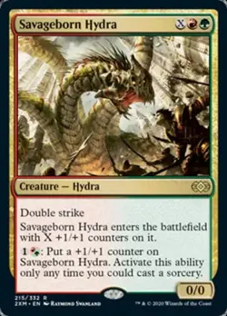Savageborn Hydra - Near Mint MTG Double Masters - Image 1