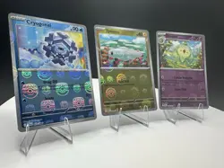 Pokemon Lot Master Ball Pattern Duosion Tynamo Cryogonal Black Bolt - Image 3