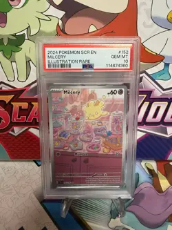 PSA 10 Milcery 152/142 Illustration Rare - Stellar Crown - Pokemon - SHIPS FAST - Image 1