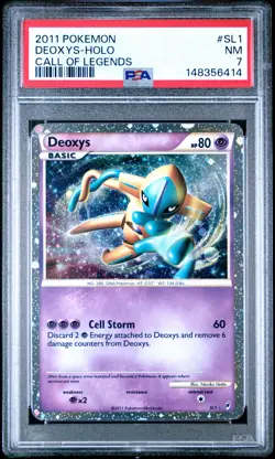 2011 Pokemon Call of Legends SL1 Deoxys Holo PSA 7 148356414 - Image 1