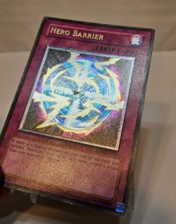Ultimate Rare Hero Barrier EEN-EN049 Unlimited Yugioh 1417 - Image 3