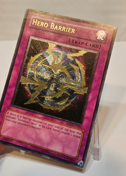 Ultimate Rare Hero Barrier EEN-EN049 Unlimited Yugioh 1417 - Image 4