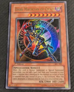Yugioh Dark Magician of Chaos IOC-065 1st Edition Ultra Rare LP/MP - Image 1