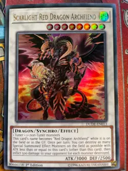 ( SCARLIGHT RED DRAGON ARCHFIEND ) - Ultra Rare - DUDE-EN013 - 1st NM - Yu-Gi-Oh - Image 1