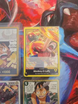 One Piece CCG Luffy Don!! Ring That Golden Bell Holo + 3 (4 total) - Image 3