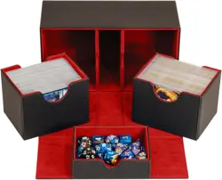 Commander Deck Box - MTG Deck Box for 200+ Double Sleeved Cards - Dual Sidelo... - Image 2