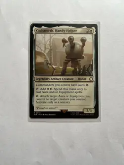 1x Codsworth, Handy Helper, Fallout - PIP, Magic the Gathering MTG NM - Image 1