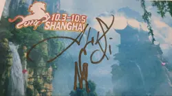 Mtg Gp Shanghai 2014 Playmat Angel/Panda - Image 3