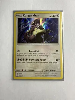 Kangaskhan 99/149 HOLO Rare Pokemon Sun and Moon Base Set TCG Card NM 2017 - Image 1