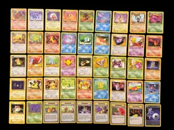 Pokemon TCG Team Rocket x45 Card Bundle Vintage No Duplicates Mixed Condition - Image 1