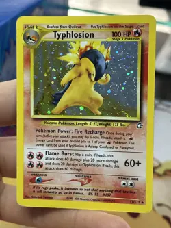 Typhlosion 17/111 Neo Genesis 2000 Holo Rare WOTC Pokemon Card TCG - Image 4