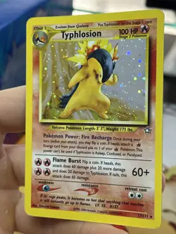 Typhlosion 17/111 Neo Genesis 2000 Holo Rare WOTC Pokemon Card TCG - Image 5