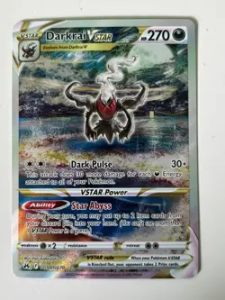 2023 Pokemon Card Crown Zenith Galarian Gallery Darkrai V Star GG50/GG70 - Image 1