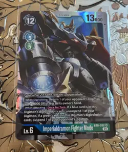 Digimon Card Game Imperialdramon Fighter Mode BT8-032 SR - Image 1
