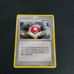 DMG Pokemon Card POKE BALL 87/115 Reverse Holo EX Unseen Forces - Image 1