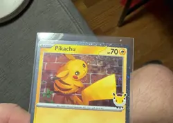 Lot of 10 Pikachu 051/162 2026 Pokemon Day 30th Anniversary Promo Cards 3 SWIRLS - Image 3