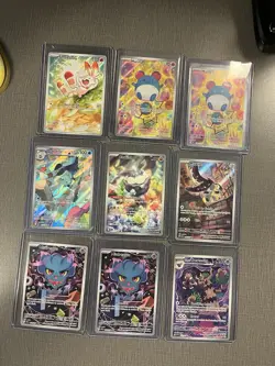 Pokemon Card Lot Asended Hereos 8 Illustration Rare And Dewott - Image 1