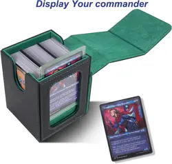 MTG Deck Box for Commander Display,Card Deck Box Fits 100 Double Sleeved Card... - Image 4