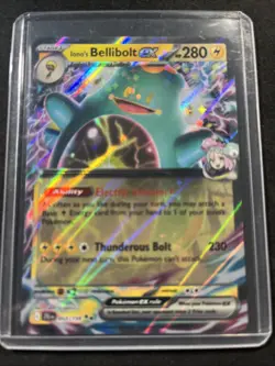Pokemon TCG Iono's Bellibolt EX 053/159 Journey Together Holo Double Rare Card - Image 1