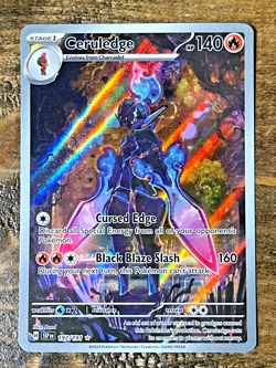 Pokemon TCG Ceruledge Illustration Rare Holo Card: Surging Sparks 197/191 NM - Image 1