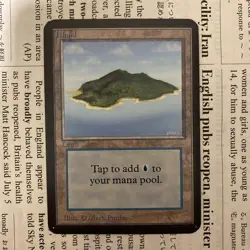 Mtg Island Alpha Basic Land - Image 1