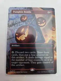 mtg, Pumpkin Bombs (Borderless) Marvel's Spider-Man: Regular NM - Image 1