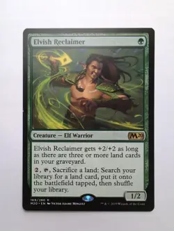 MTG Elvish Reclaimer (M20) Core Set 2020 Regular Rare 169/280 - Image 1