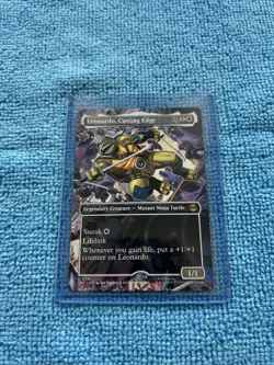 Leonardo Cutting Edge R 0211 Magic The Gathering TMNT Non-Holofoil Near Mint - Image 1