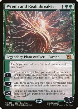 Wrenn and Realmbreaker * Promo Pack * - MTG MOM March of the Machine - NM/MINT - Image 1
