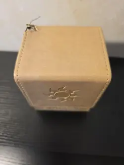 Vintage ULTRA PRO Magic The Gathering MTG Tan MANA FLIP BOX MTG Deck Case - Image 2