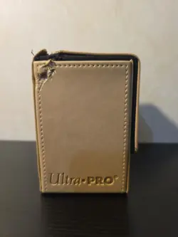 Vintage ULTRA PRO Magic The Gathering MTG Tan MANA FLIP BOX MTG Deck Case - Image 3