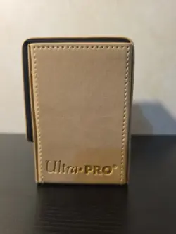 Vintage ULTRA PRO Magic The Gathering MTG Tan MANA FLIP BOX MTG Deck Case - Image 5