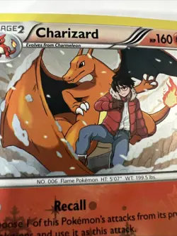 2016 Pokemon Charizard RC5/RC32 Holo Card 160 HP - Image 3
