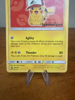 Pokemon TCG Ash’s Pikachu Promo 6 Card Bundle SM109, 110, 111, 112, 113,114 - Image 3